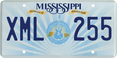 MS license plate XML255