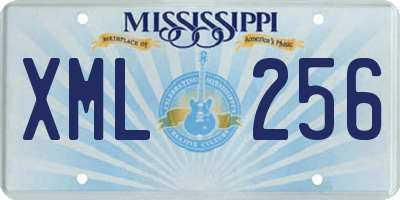 MS license plate XML256