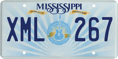 MS license plate XML267