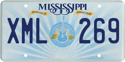 MS license plate XML269
