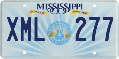 MS license plate XML277