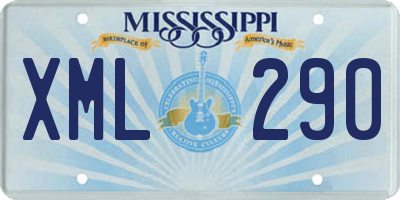 MS license plate XML290