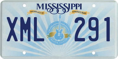 MS license plate XML291