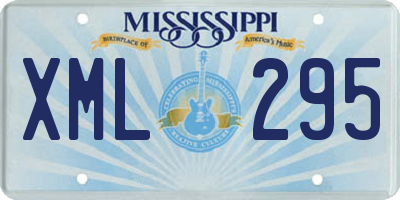 MS license plate XML295