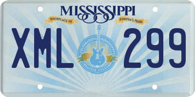 MS license plate XML299