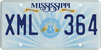 MS license plate XML364