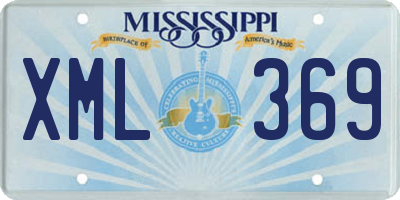 MS license plate XML369