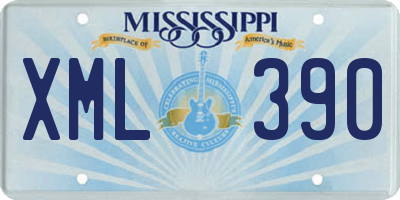 MS license plate XML390