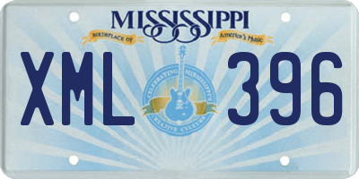 MS license plate XML396