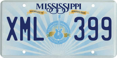 MS license plate XML399