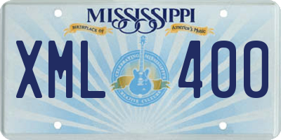 MS license plate XML400