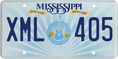 MS license plate XML405