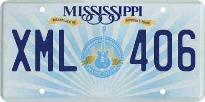 MS license plate XML406