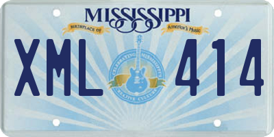 MS license plate XML414