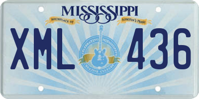 MS license plate XML436