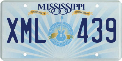 MS license plate XML439