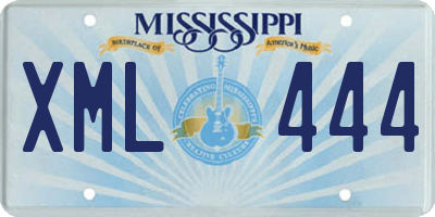 MS license plate XML444