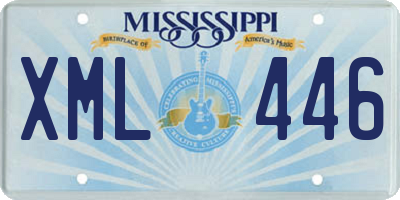 MS license plate XML446