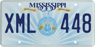 MS license plate XML448