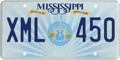 MS license plate XML450