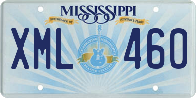MS license plate XML460