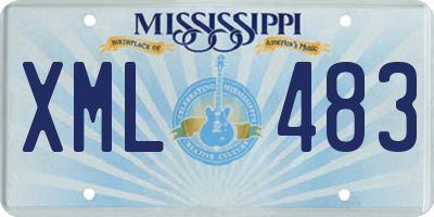 MS license plate XML483