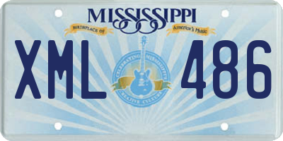 MS license plate XML486