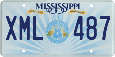 MS license plate XML487