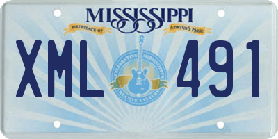 MS license plate XML491