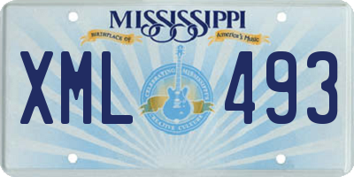 MS license plate XML493