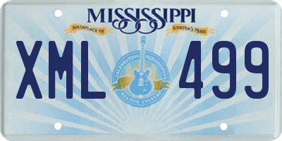 MS license plate XML499