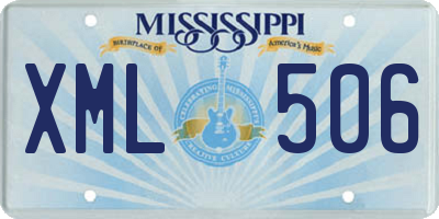 MS license plate XML506