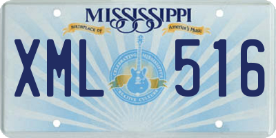 MS license plate XML516