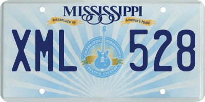 MS license plate XML528