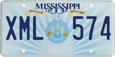 MS license plate XML574