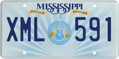 MS license plate XML591