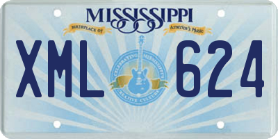 MS license plate XML624