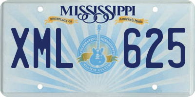 MS license plate XML625