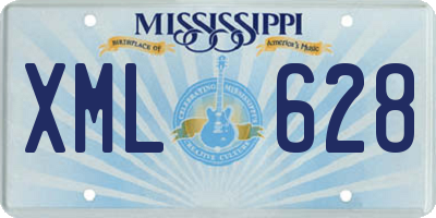 MS license plate XML628