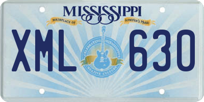 MS license plate XML630