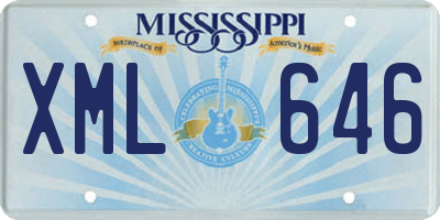 MS license plate XML646