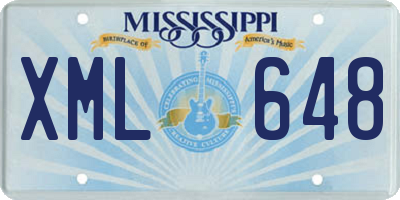 MS license plate XML648