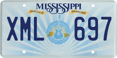 MS license plate XML697