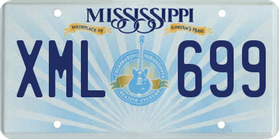 MS license plate XML699