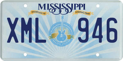 MS license plate XML946