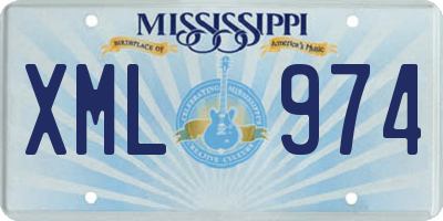 MS license plate XML974