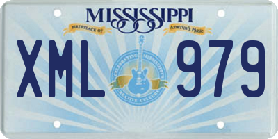 MS license plate XML979