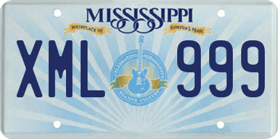 MS license plate XML999