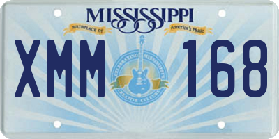 MS license plate XMM168