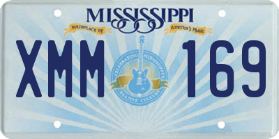 MS license plate XMM169